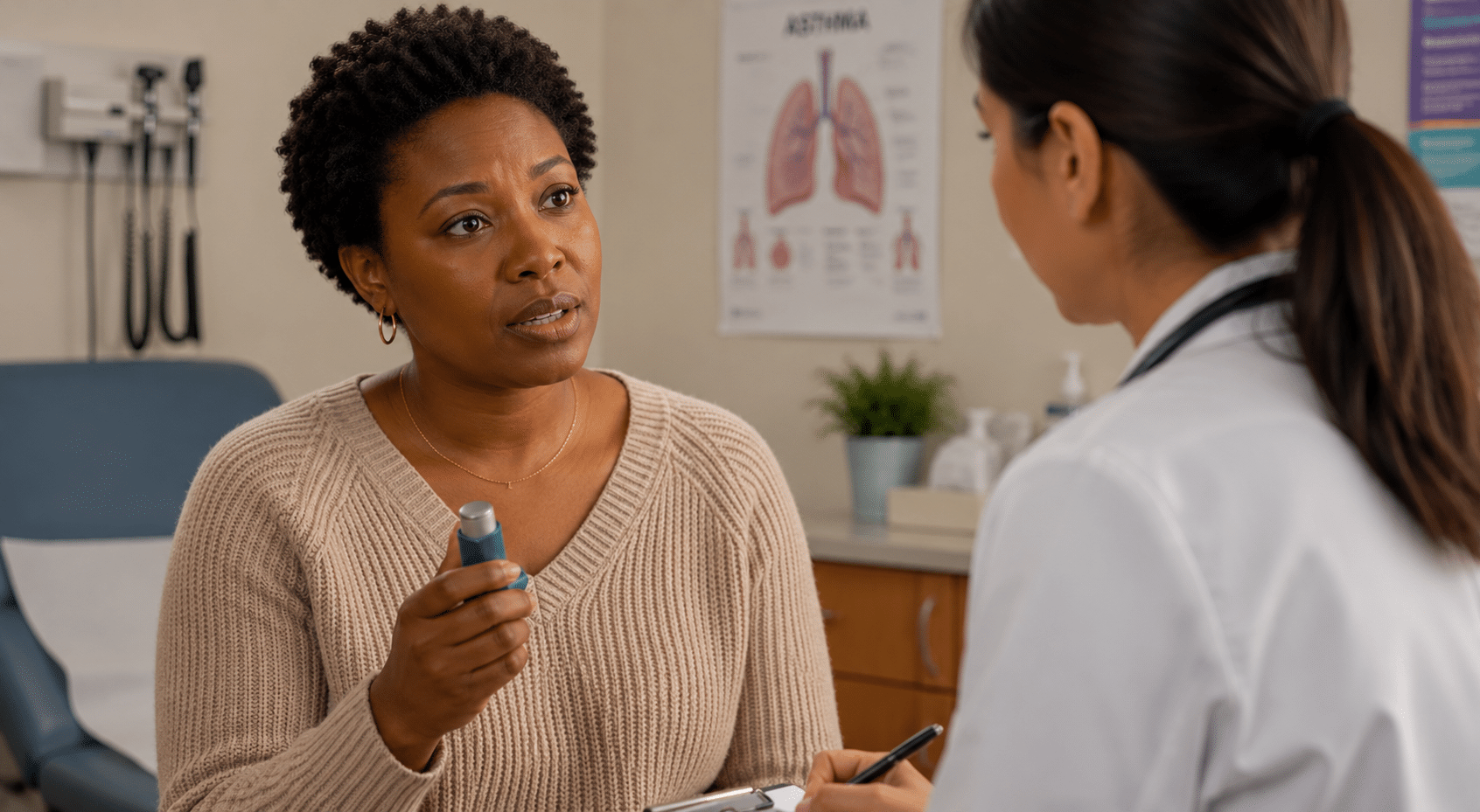 asthma inhaler use