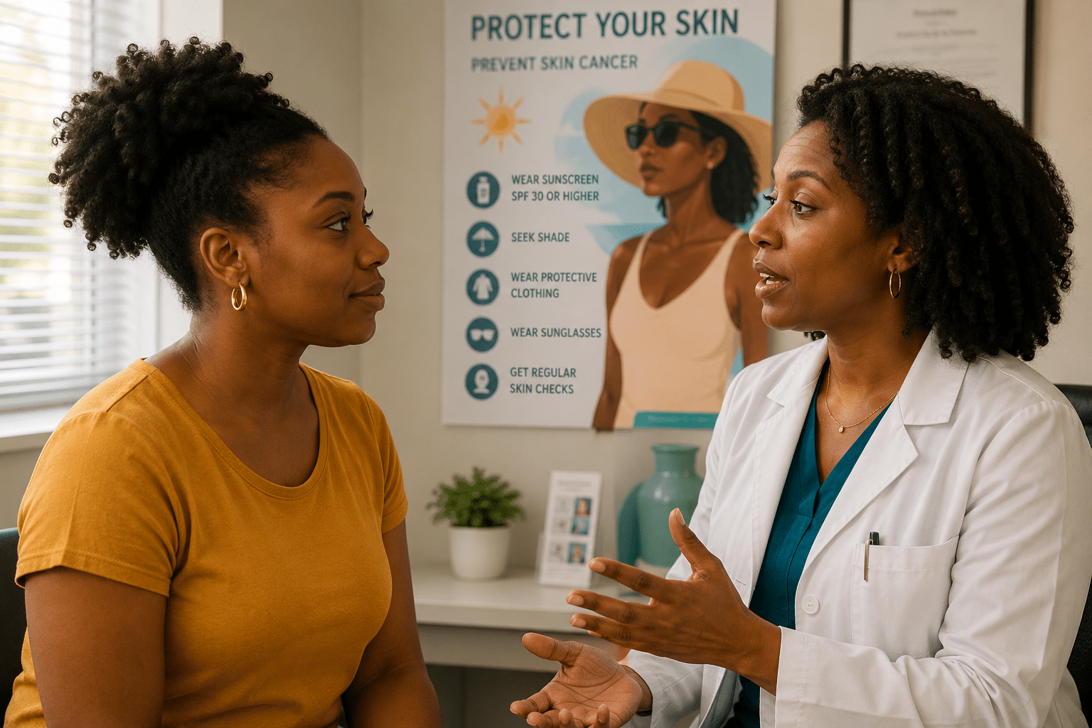 sun safety black patients